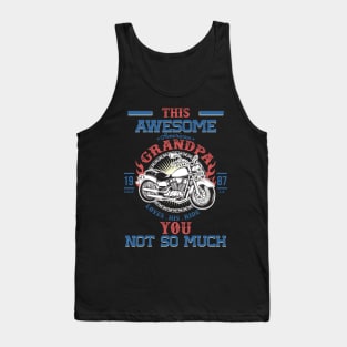 This Awesome American Grandpa Loves His Ride. You, not so much. Tank Top